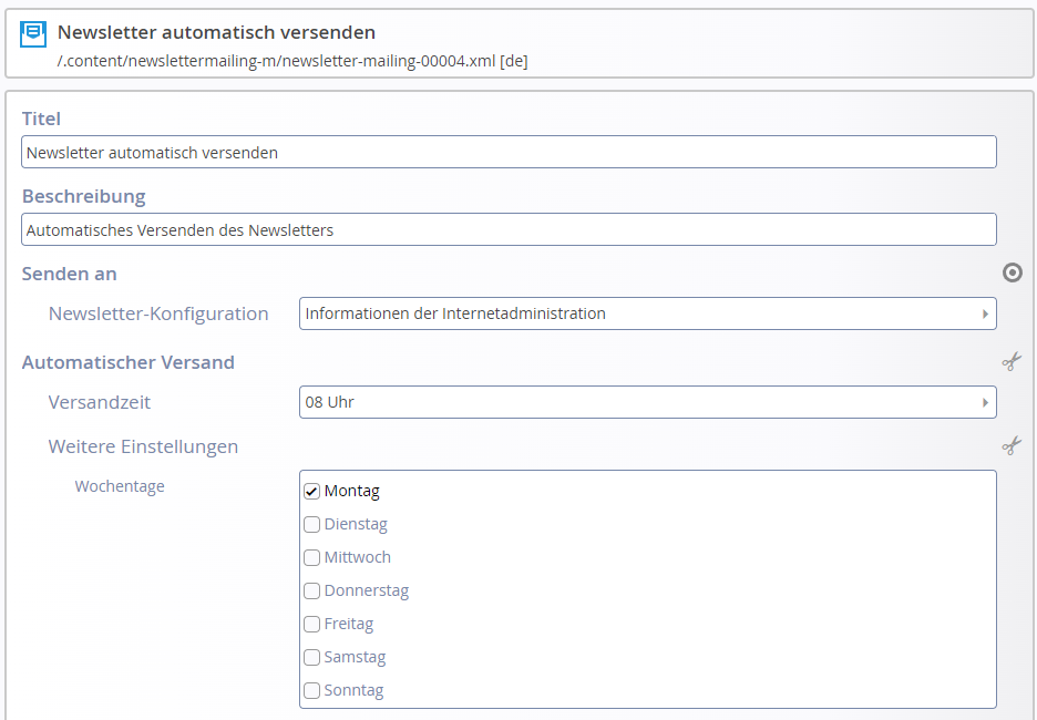 Newsletter-automtisch-versenden