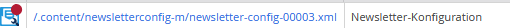 Newletter-config
